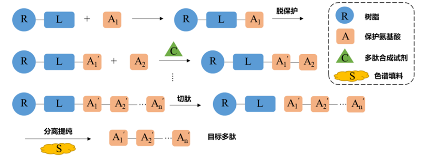 GLP-1药物固相合成法-载体树脂及层析填料